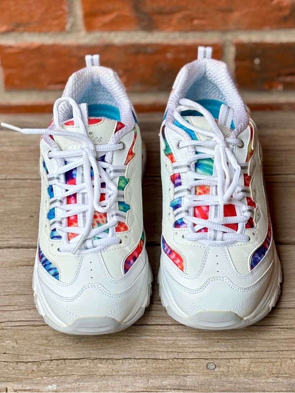 Skechers D'Lites Summer Fiesta Wide Fit Women's Sneakers Sz 9 - Picture 2 of 7